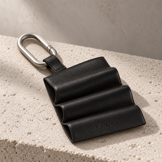 Vazlena Folded Black Bag Charm