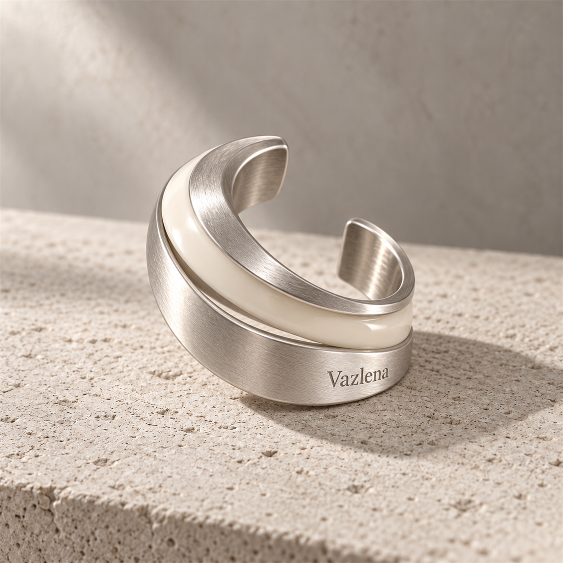 Vazlena Silver-Tone Ear Cuff